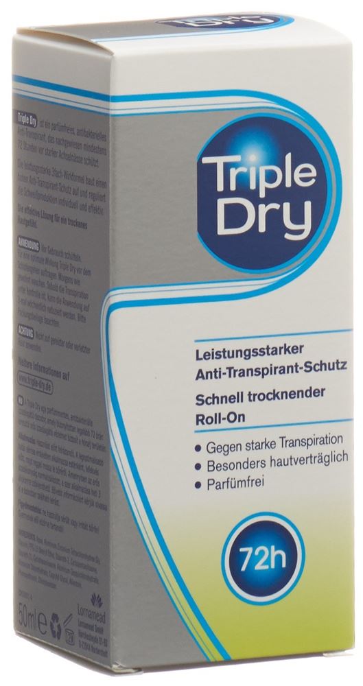 Triple Dry Antitranspirant Roll-on 50 ml