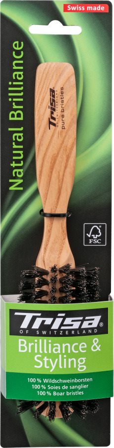 Trisa Natural Brilliance Haarbürste halbrund