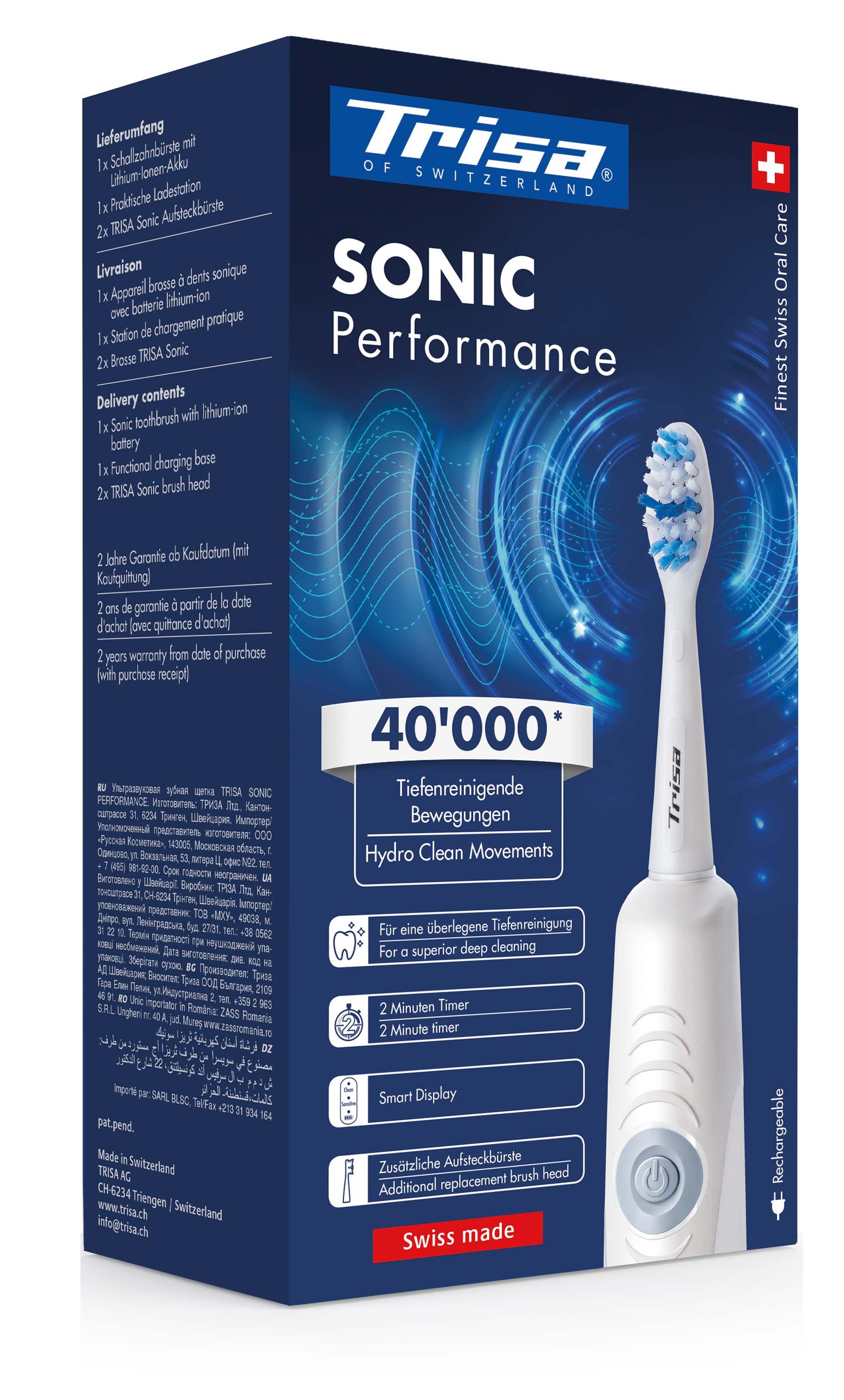 Trisa Sonic Performance Schallzahnbürste