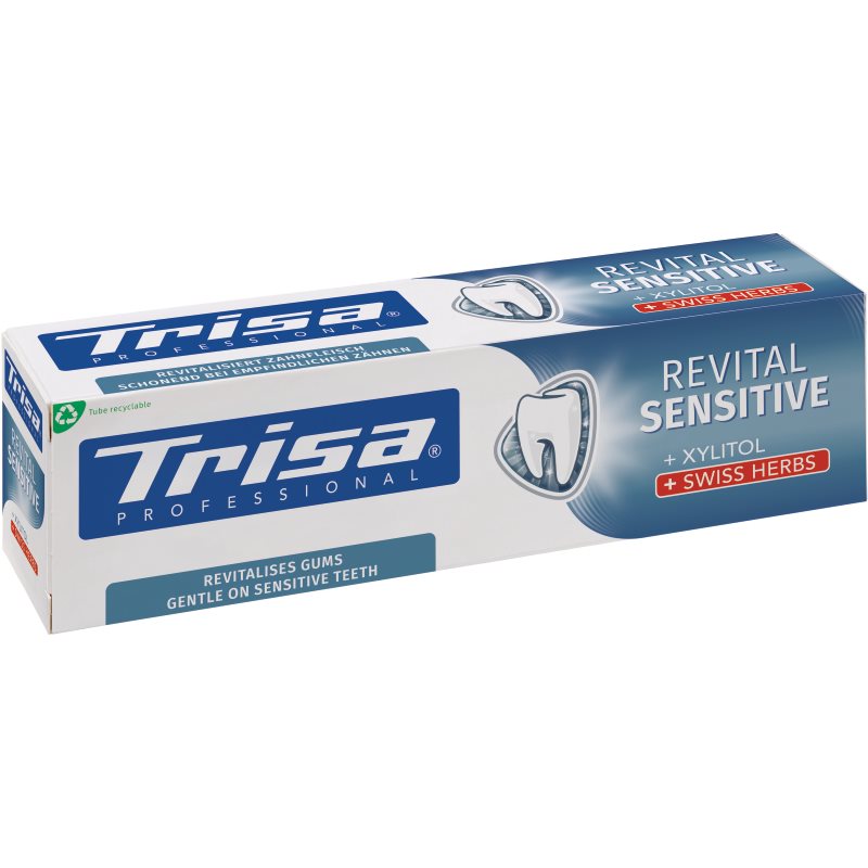 Trisa Zahnpasta Revital Sensitive Swiss Herbs Tb 75 ml