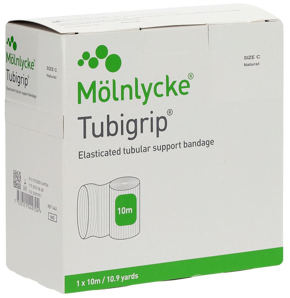 Tubigrip Schlauchbandage C 10mx6.75cm nature