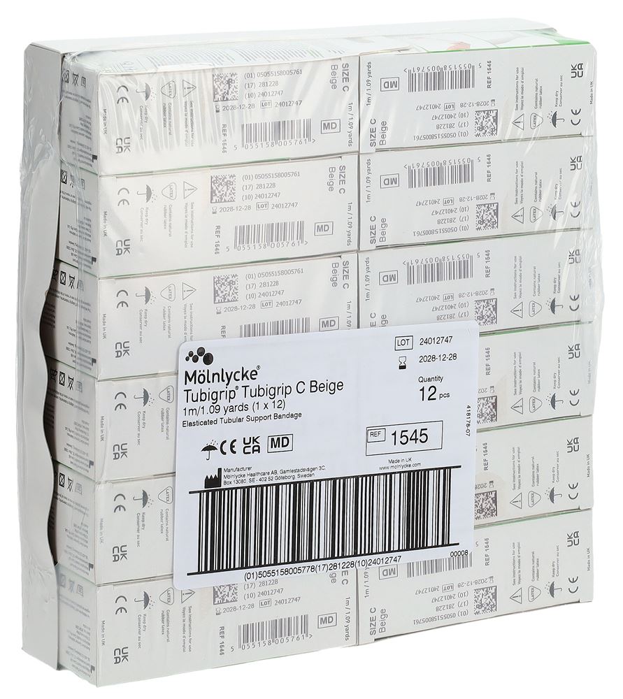 Tubigrip Schlauchbandage C 1mx6.75cm beige 12 Stk