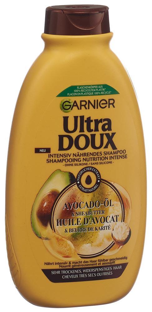 Ultra Doux Shampoo Intensiv Nährend mit Avocadoöl & Sheabutter Fl 300 ml