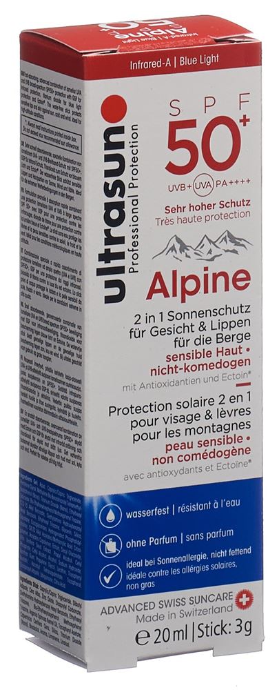 Ultrasun Alpine SPF 50+ 20 ml + 3 g