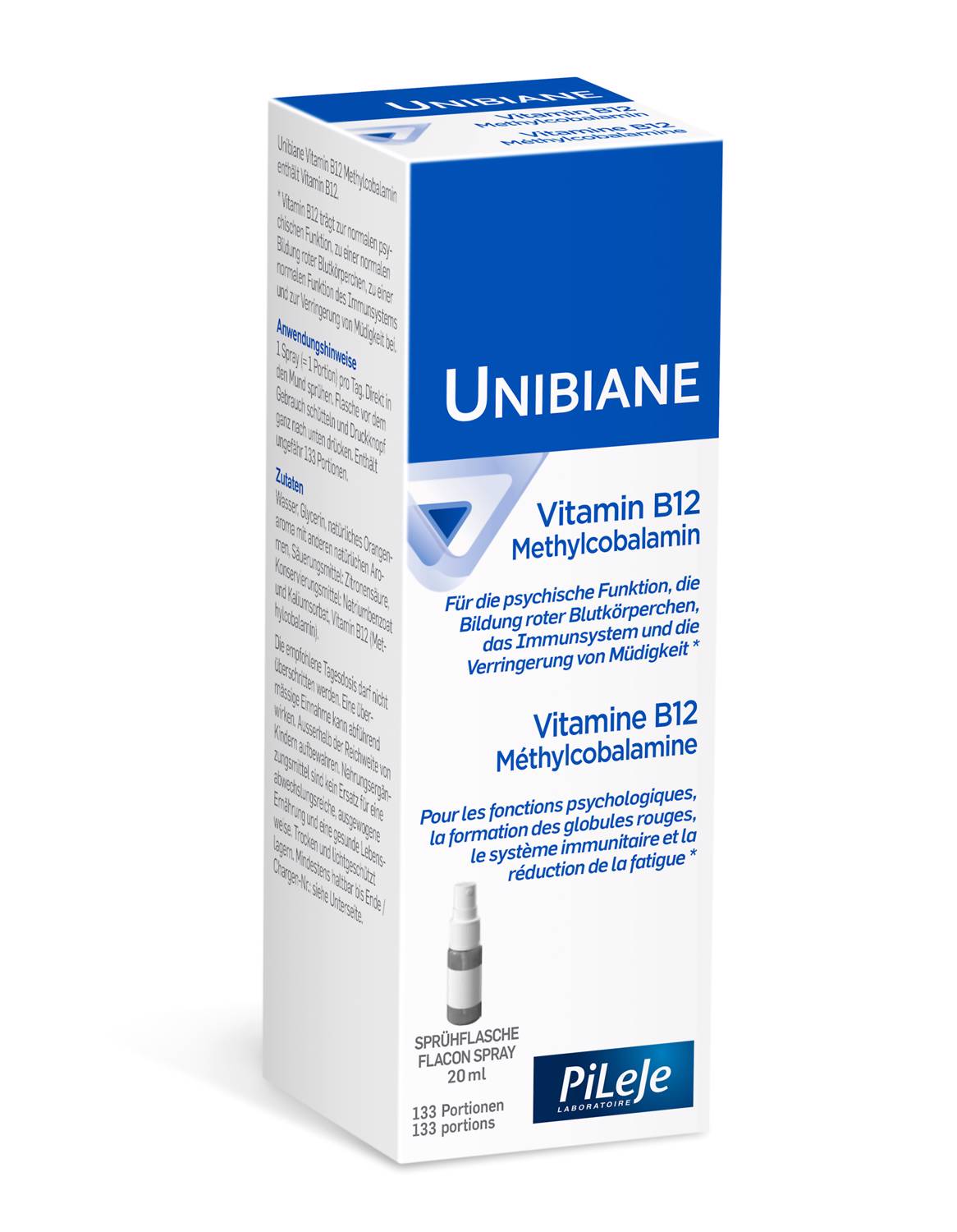 Unibiane Vitamin B12 Spray 20 ml