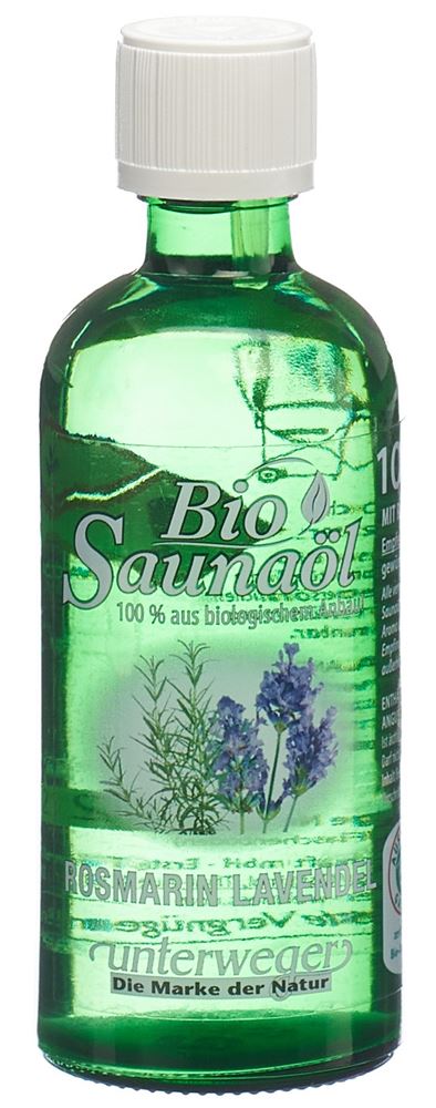 Unterweger Bio Saunaöl Rosmarin Lavendel 100 ml