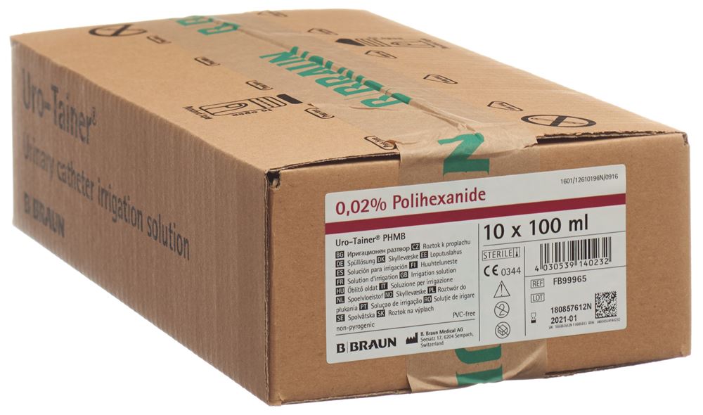 Uro-Tainer Polyhexanid Spül Lös 0.02 % 10 Btl 100 ml