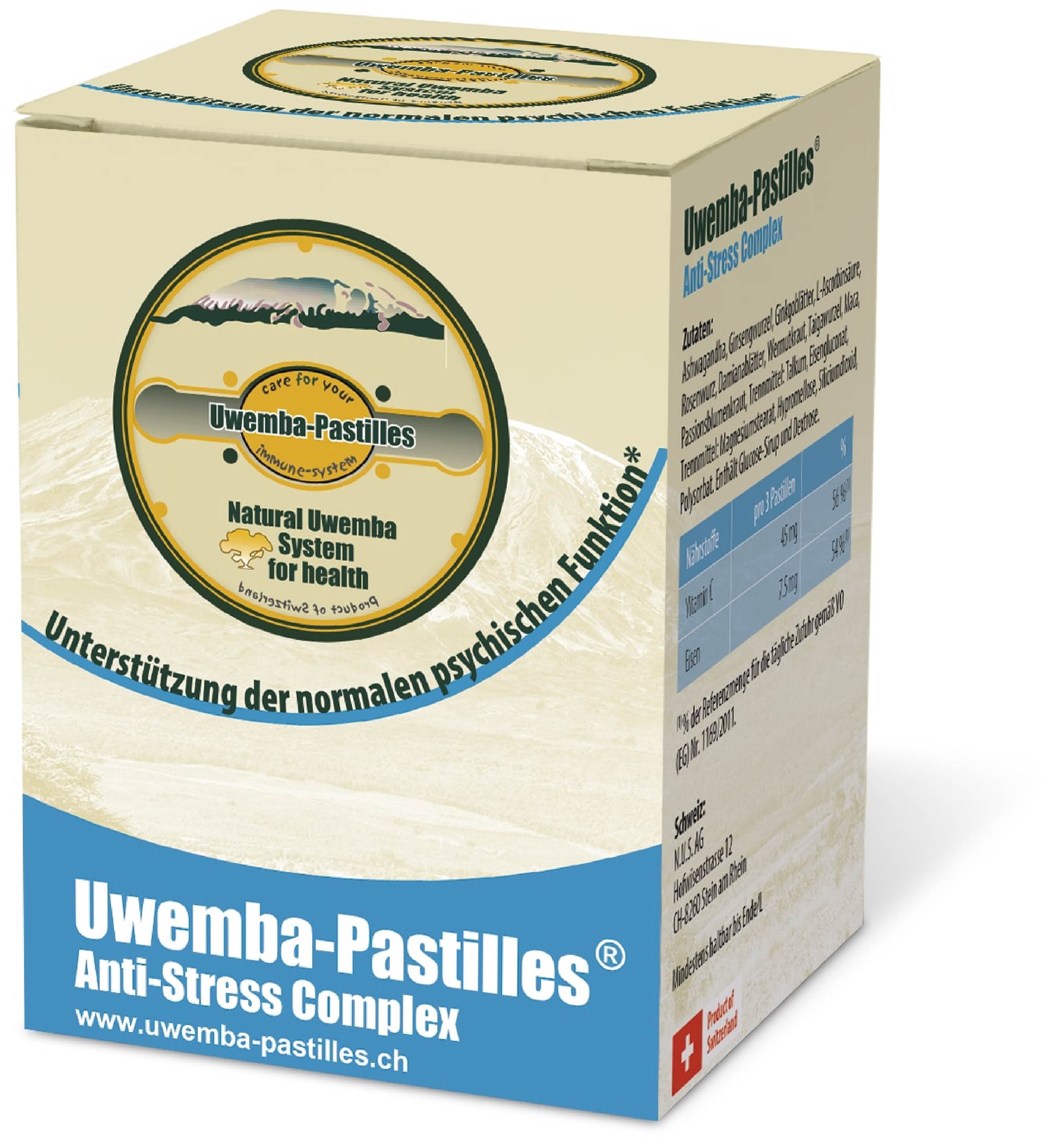 Uwemba-Pastilles Anti-Stress Complex Ds 135 Stk