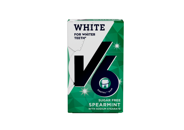 V6 OralB Kaugummi Spearmint 45 Stk