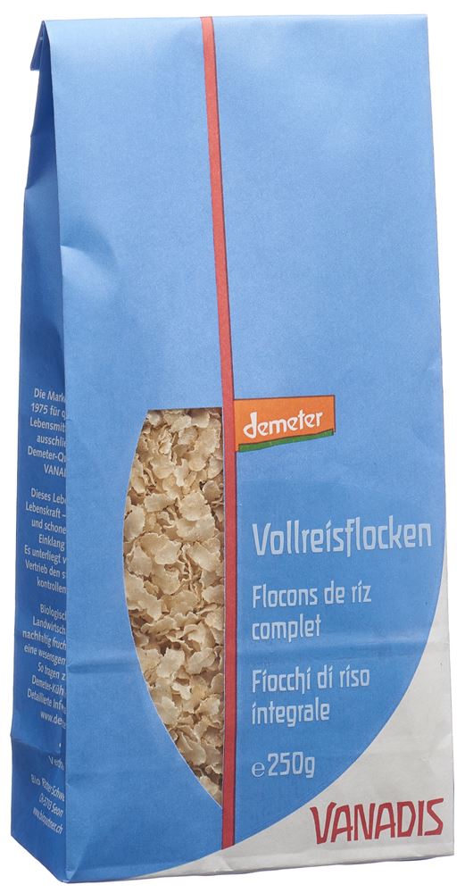 Vanadis Vollreisflocken Demeter Beutel 250 G