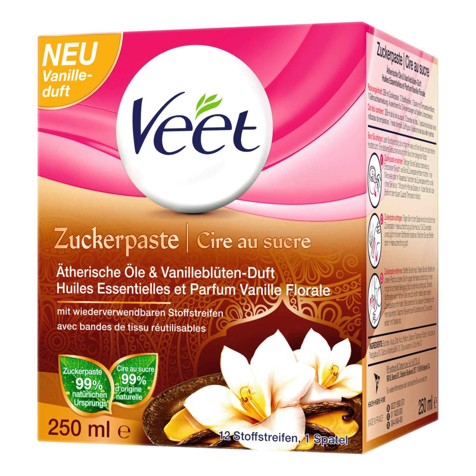 Veet Zuckerpaste Vanilla 250 ml