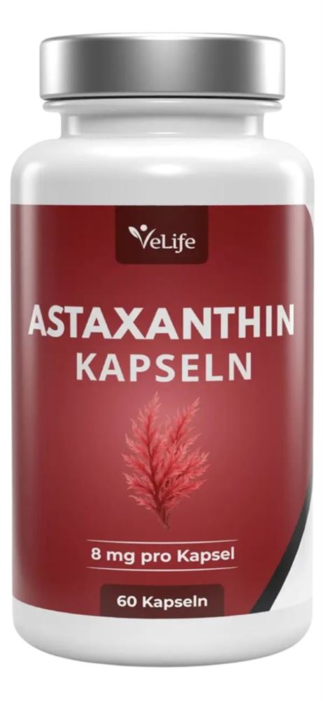 Velife Astaxanthin Kaps 8 mg Ds 60 Stk