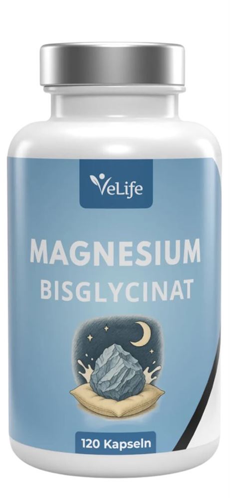 Velife Magnesium Bisglycinat Kaps 120 Stk