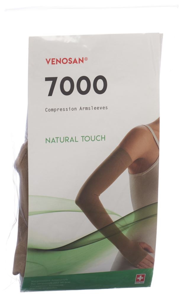 Venosan 7000 Z-H Kkl2 M lang mit Handansatz mit Schulterbefestigung beige