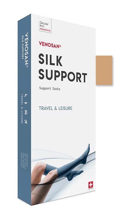 Venosan Silk A-D Support Socks L beige 1 Paar