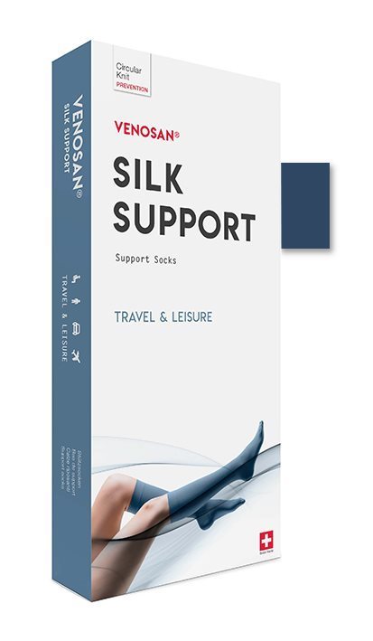 Venosan Silk A-D Support Socks S jeans 1 Paar