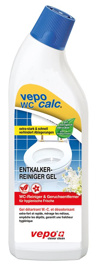 Vepocalc WC Entkalker-Reiniger Gel extra-stark metallverträglich Frischeduft Fl 750 ml