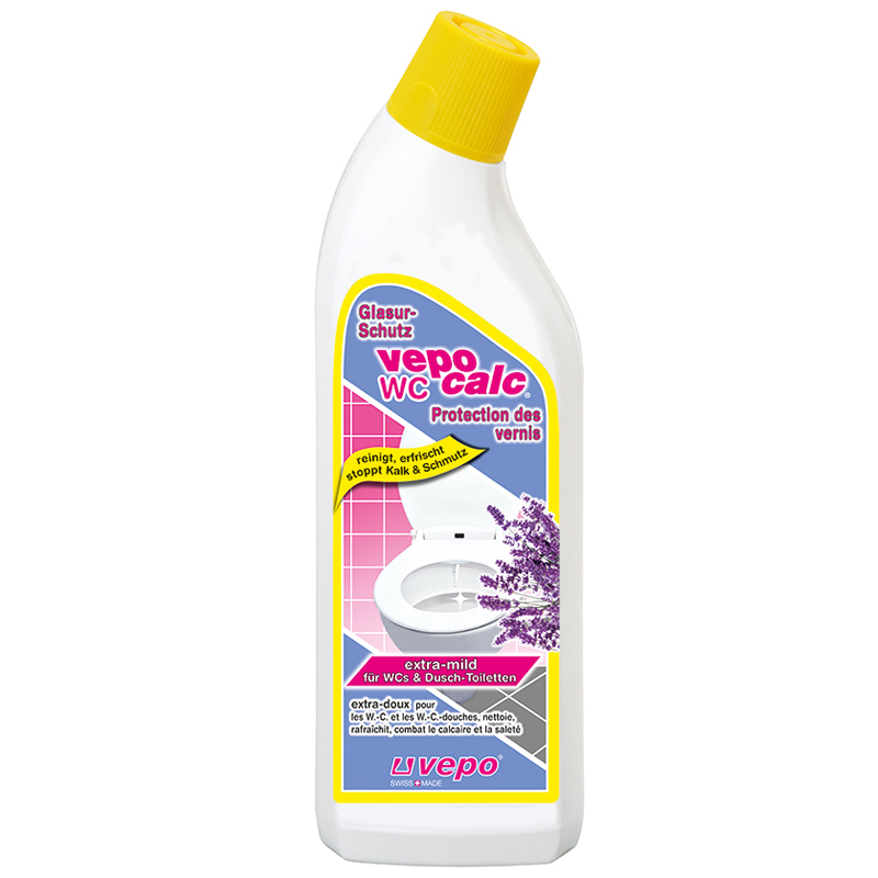 Vepocalc WC Reiniger + Glasurschutz schonend Lavendelduft Fl 750 ml