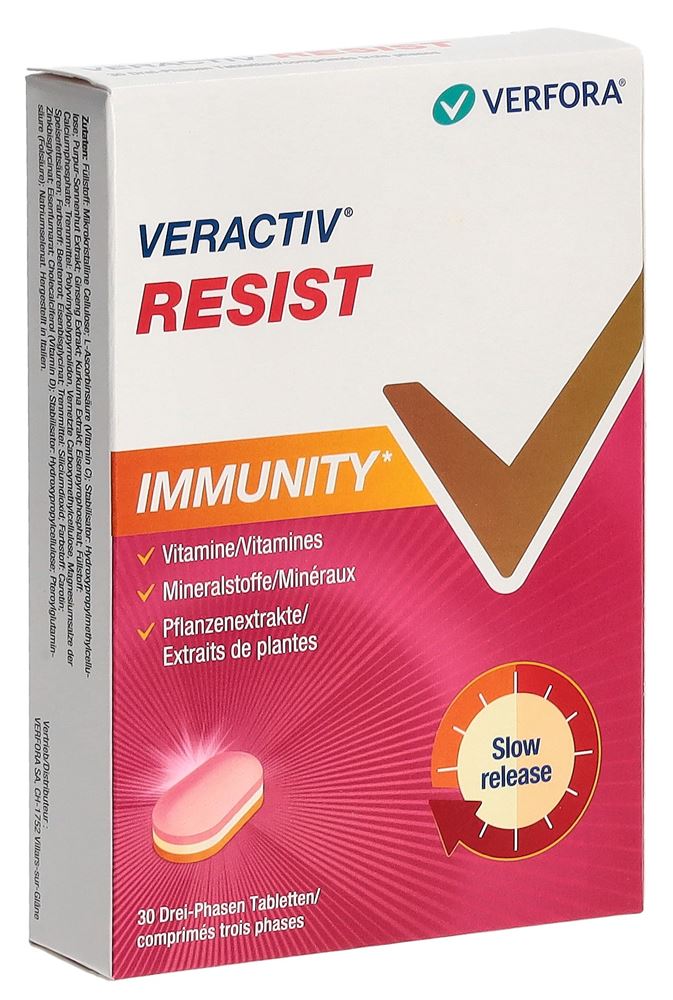 Veractiv Resist Drei-Phasen-Tabletten 30 Stk