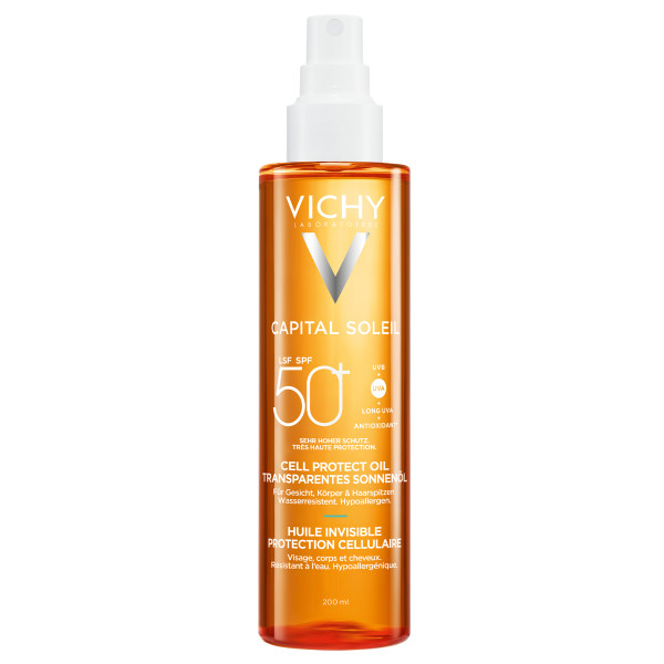 Vichy Capital Soleil Cellprotection Oil Lsf50+ FRENnl 200 ml