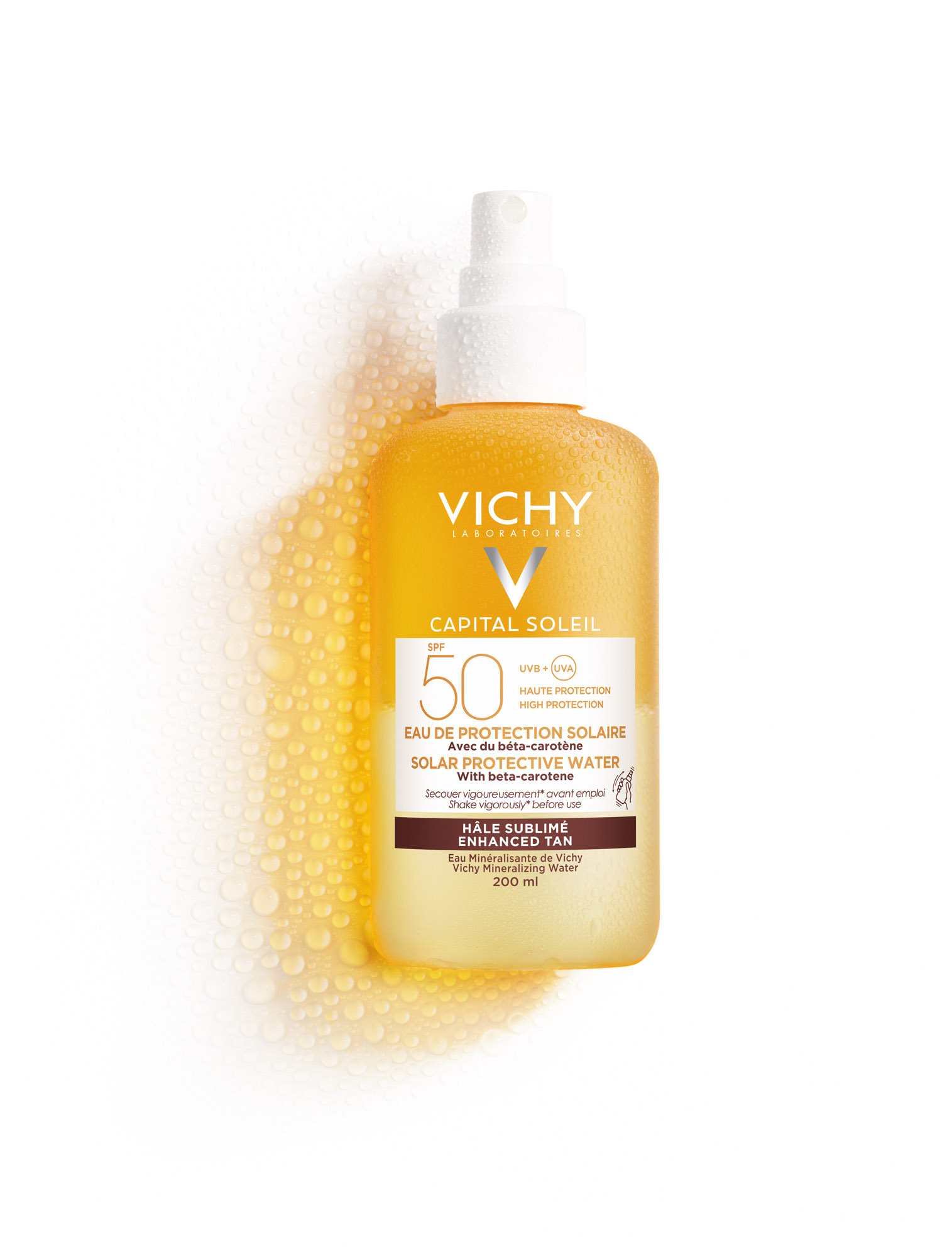 Vichy Capital Soleil Frische Spray bronzante Lsf50 Fl 200 ml