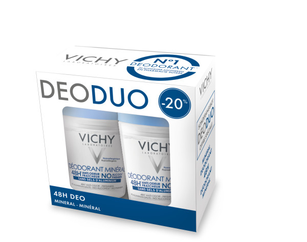 Vichy Deo Mineral 48H Roll on Duo 2 x 50 ml