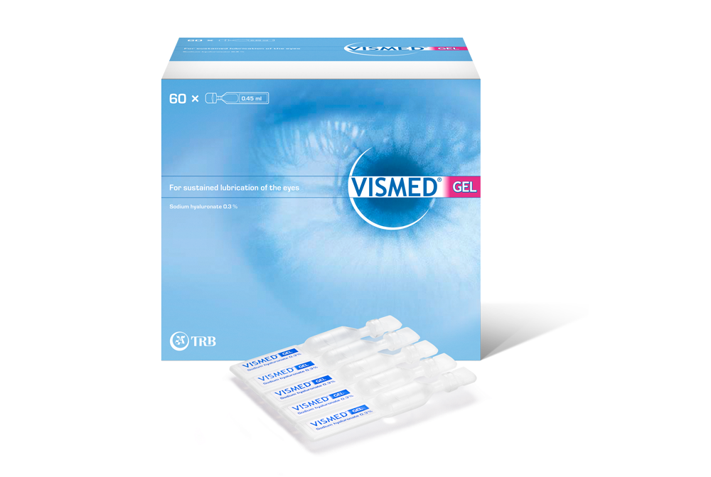 Vismed Gel 3 mg/ml Hydrogel Benetzung des Auges 60 Monodos 0.45 ml