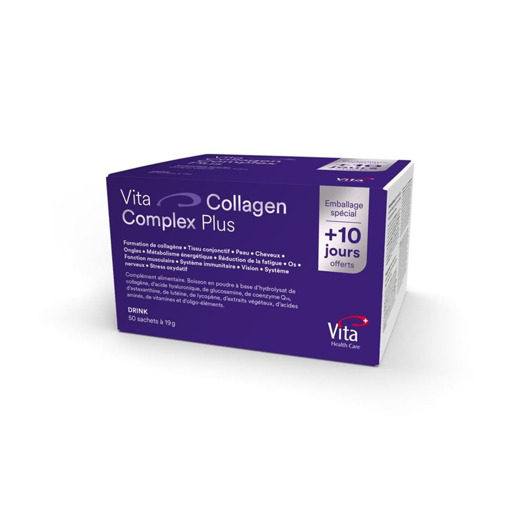 Vita Collagen Complex Trio 2x30 Stück + 10 Stück gratis