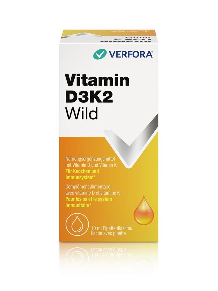 Vitamin D3K2 Wild Tropfen Fl 10 ml