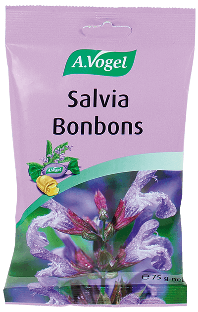 A.Vogel Gefülltes Salbeibonbon Beutel 75 G