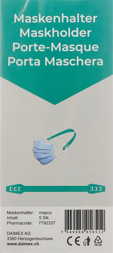 Vrapco Maskenhalter 5 Stk