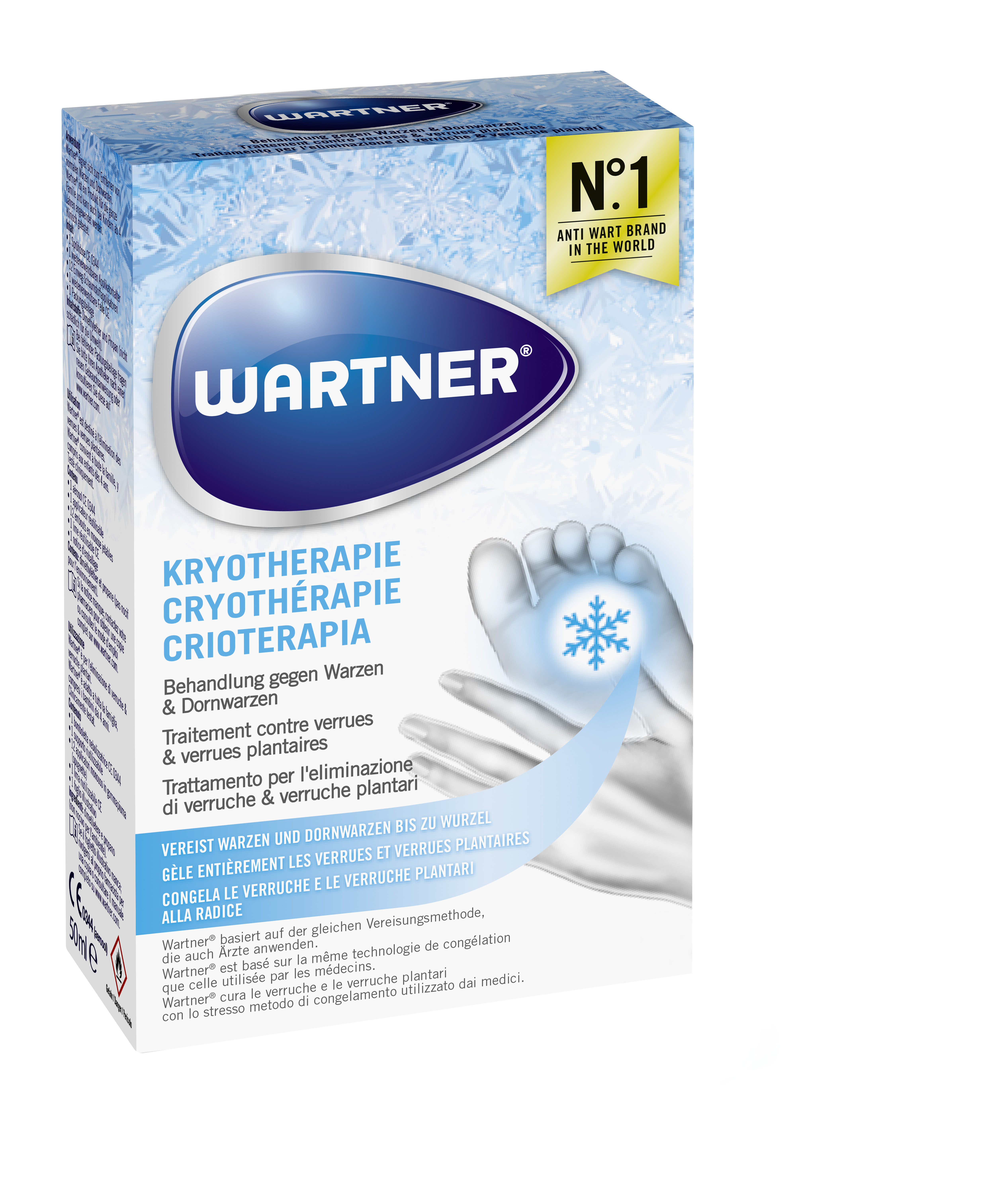 Wartner Kryotherapie Warzen + Dornwarzen Spr 50 ml