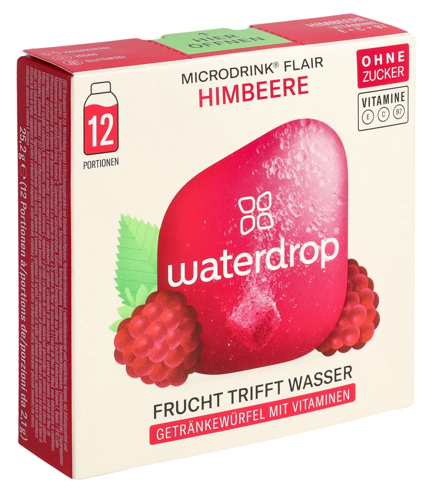 waterdrop Himbeere ohne Zucker Box 25.2 g
