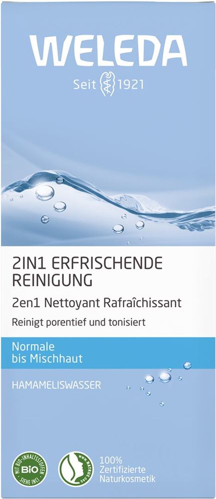 Weleda 2in1 Reinigung erfrischend Fl 100 ml