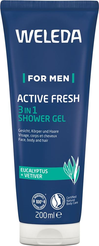 Weleda FOR MEN Active FRESH-Aktiv-Duschgel Tb 200 ml