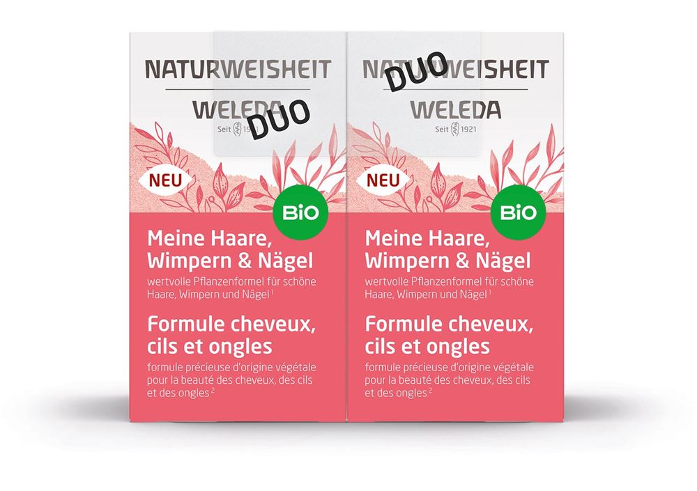 Weleda Naturweisheit Meine Haare Wimpern & Nägel 2 Ds 46 Stk