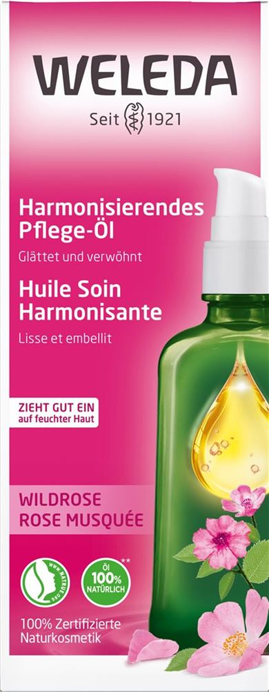 Weleda Pflege-Öl harmonisierend Wildrose Glasfl 100 ml