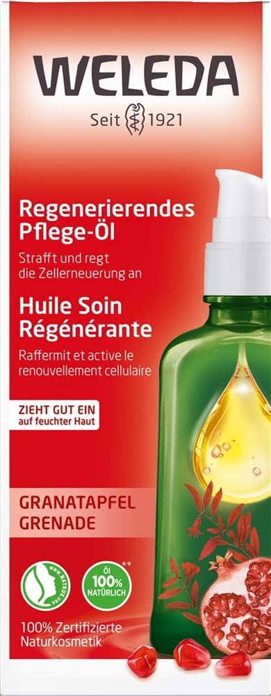 Weleda Pflege-Öl regenerierend Granatapfel Glasfl 100 ml