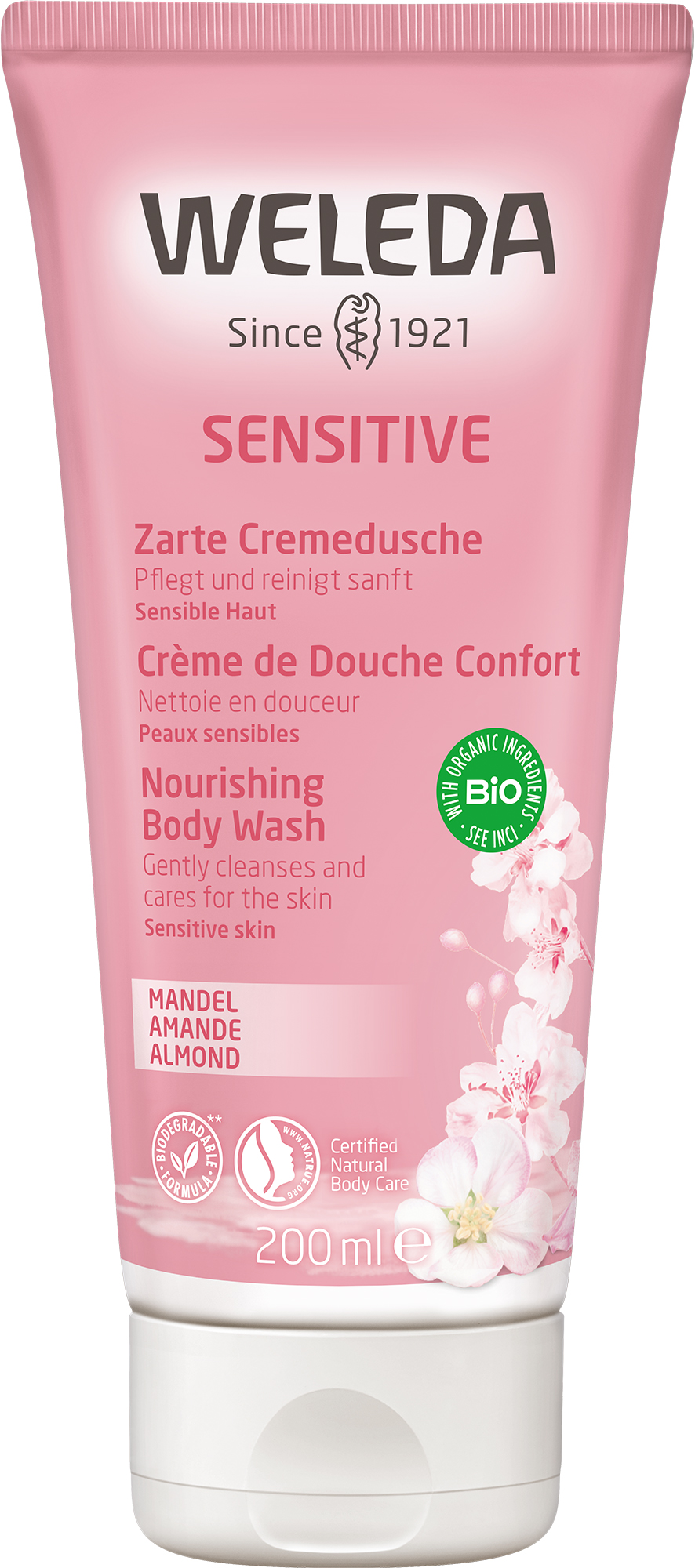 Weleda Pflegedusche sensitiv Mandel Tb 200 ml