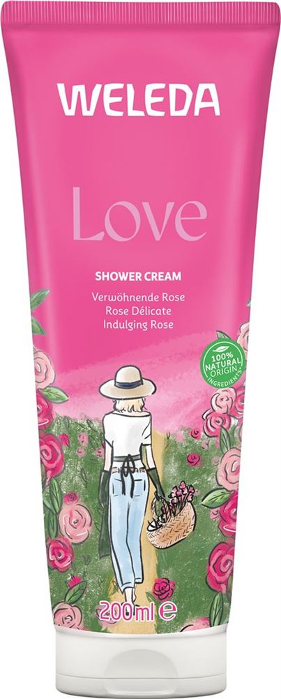 Weleda Shower Cream Love Rose Tb 200 ml