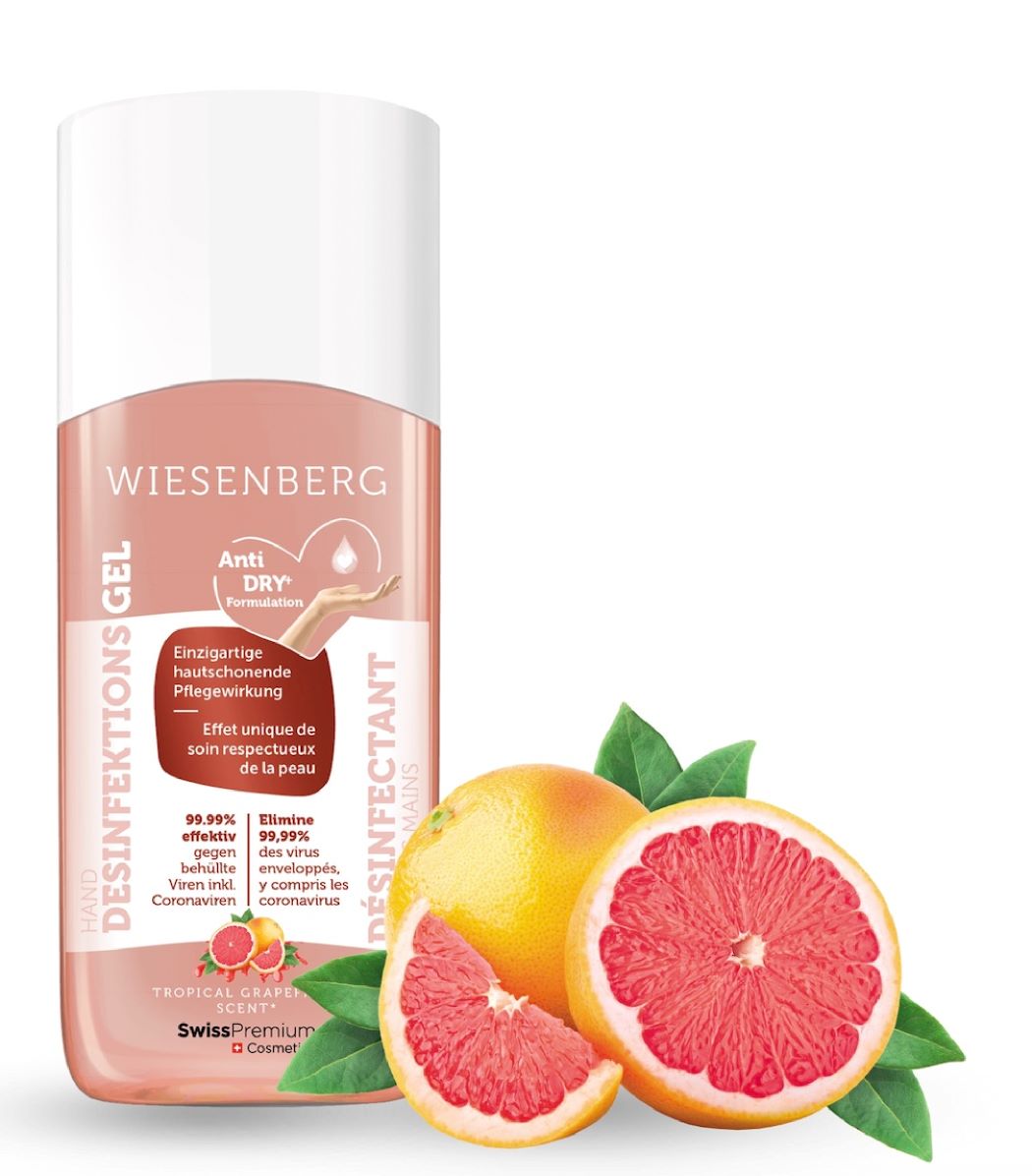 Wiesenberg Handdesinfektionsgel Tropical Grapefruit Disp 500 ml
