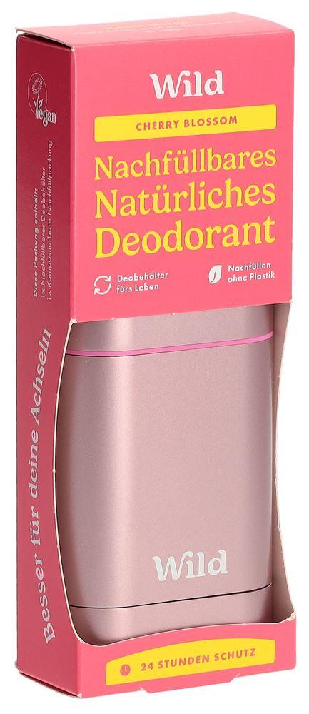 Wild Deodorant Starterset Stick Pink + Cherry Blossom 40 g