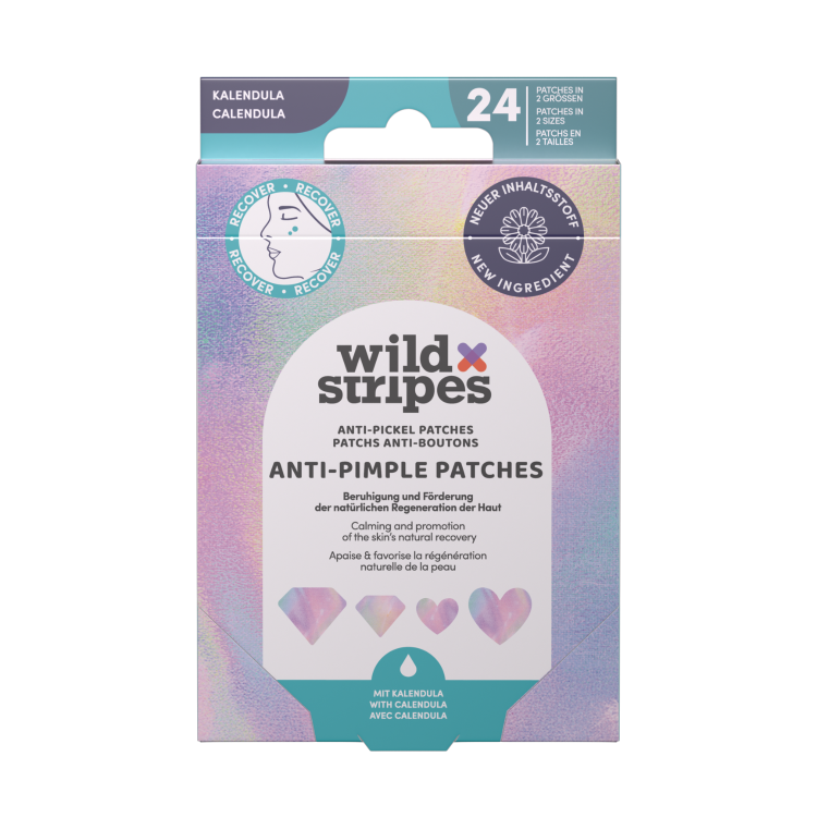wild stripes Anti-Pickelpflaster Kalendula Diamond Recover 24 Stk