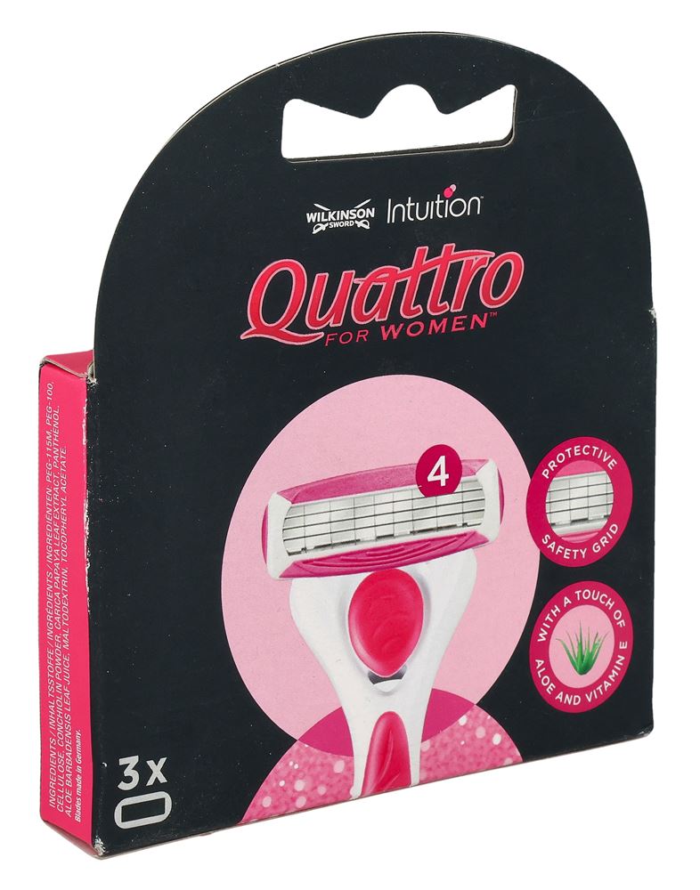 Wilkinson Quattro For Women Klingen 3 Stk