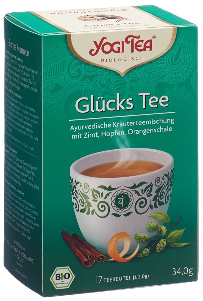 Yogi Tea Glücks Tee 17 Beutel 2 G