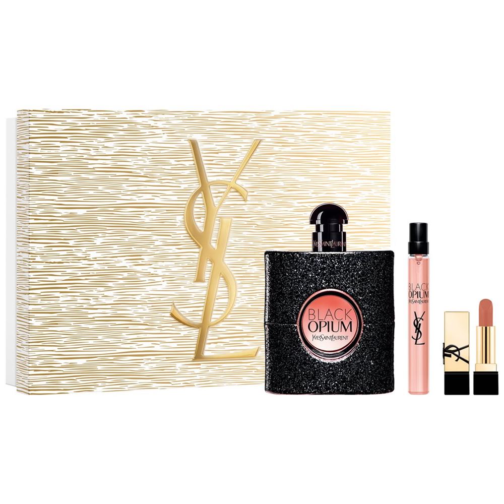 Yves Saint Laurent Black Opium Eau de Parfum 90ml + 10ml + Mini Rouge Pur Couture