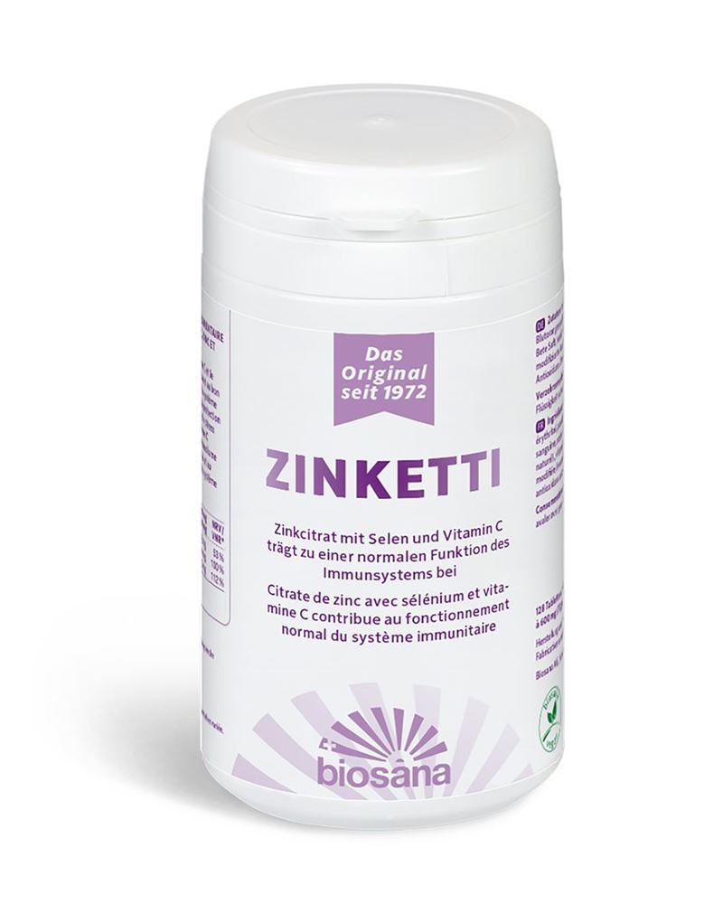 Biosana Zinketti Tabletten Ds 128 Stück