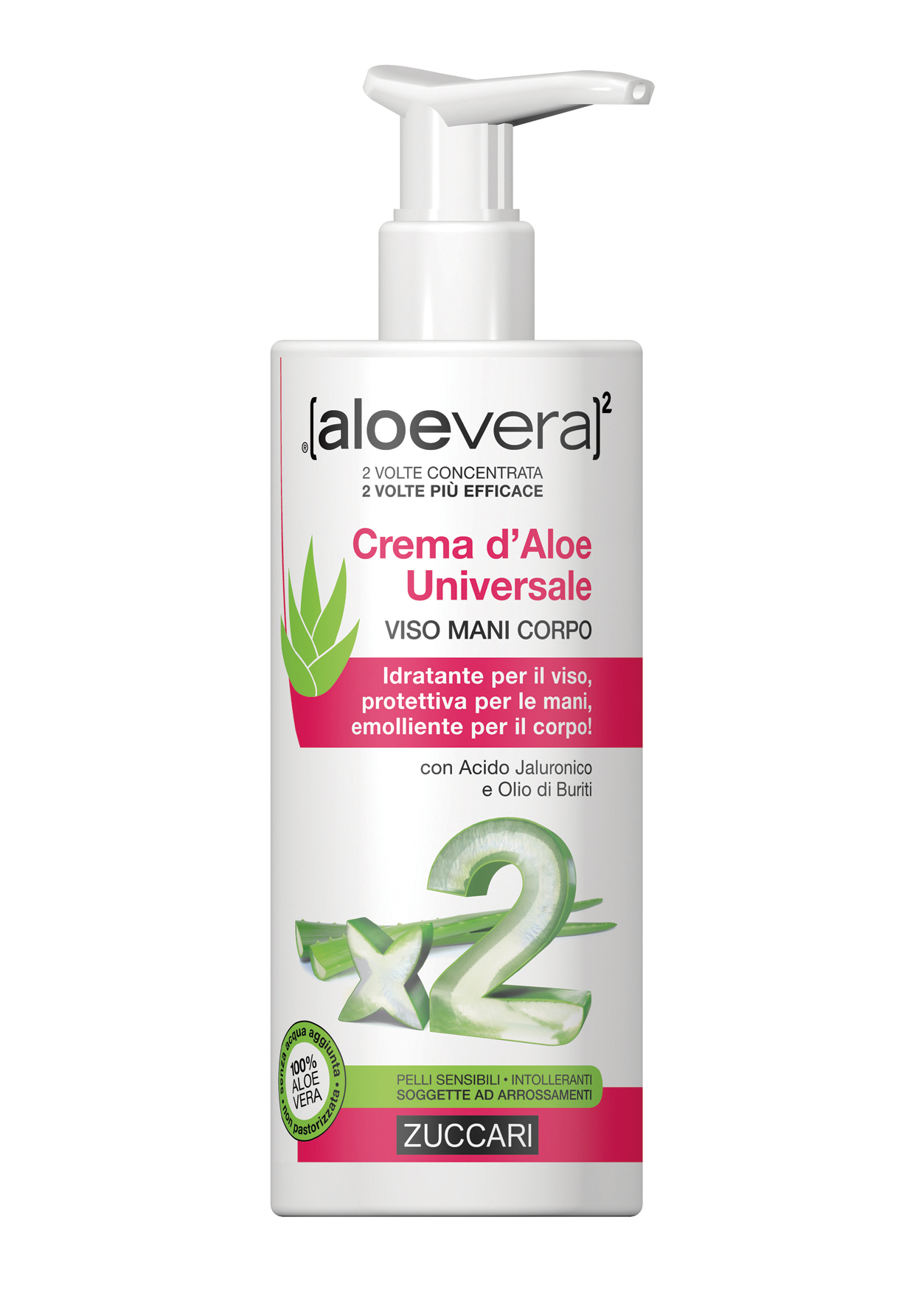 Zuccari Crema Universale d’Aloe Disp 300 ml