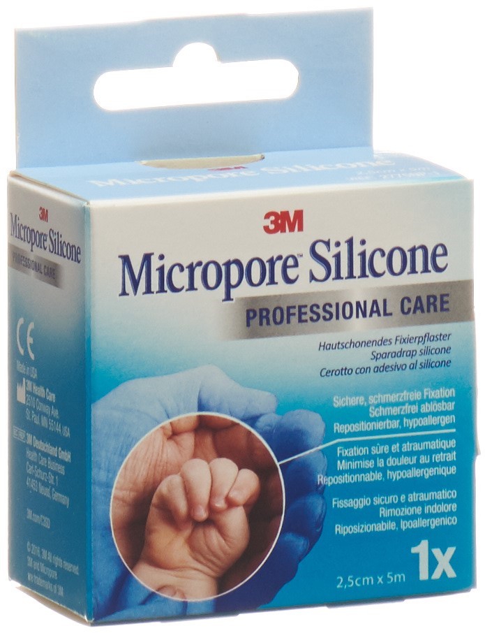 MICROPORE Silicone sparadrap, image principale