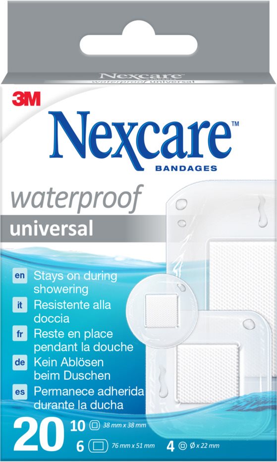 NEXCARE Waterproof universal pansements, image principale